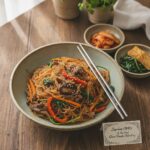 Japchae: Korean Glass Noodle Stir-Fry