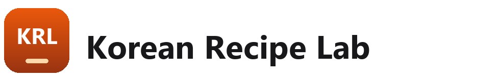 Korean Recipe Lab