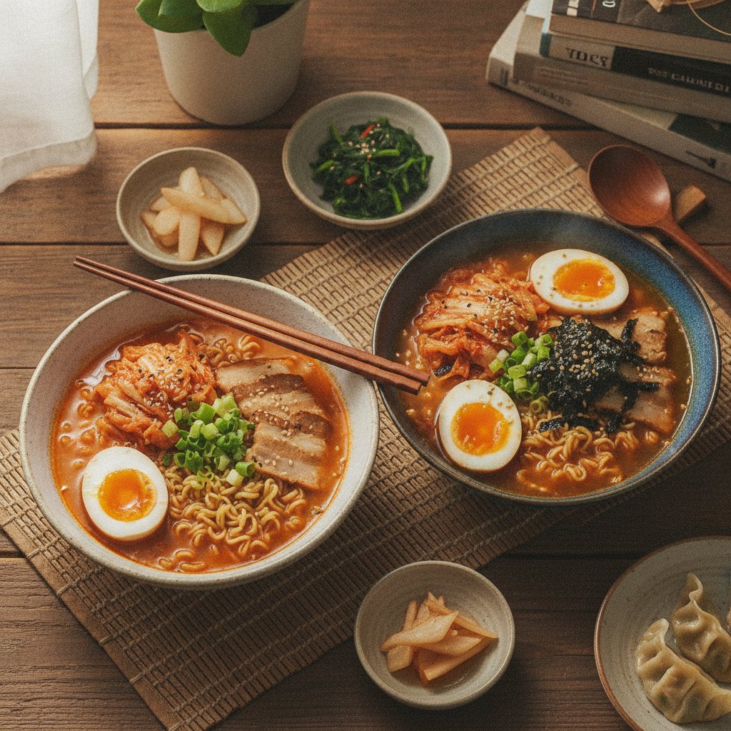 10-Minute Kimchi Ramen Hack (Upgraded Kimchi Ramyeon)