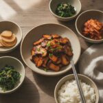Braised King Oyster Mushrooms