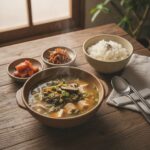 Siraegi Doenjang Guk (Radish Greens Soup)