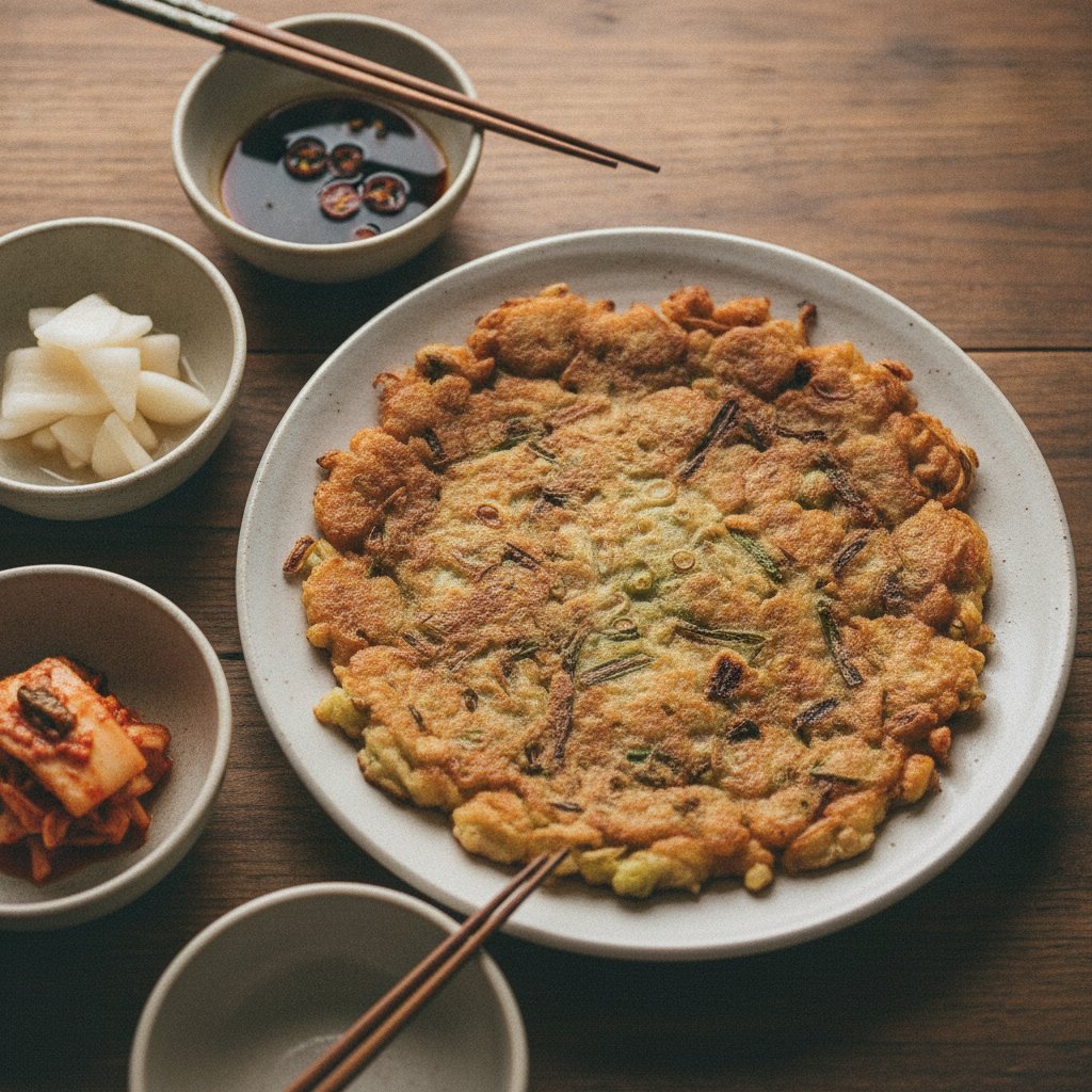 Crisp Bindaetteok Recipe: Korean Mung Bean Pancakes