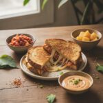 Crispy Kimchi Grilled Cheese
