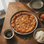 Crispy Tuna Kimchi Pancakes