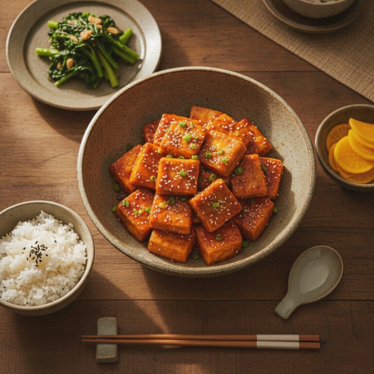 Dubu Gangjeong: Korean Sweet and Spicy Tofu Recipe