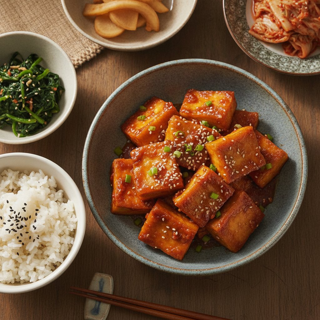 Dubu Gangjeong: Korean Sweet and Spicy Tofu Recipe