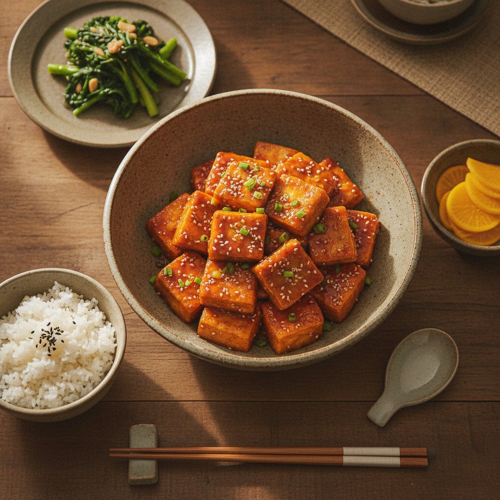 Dubu Gangjeong: Korean Sweet and Spicy Tofu Recipe
