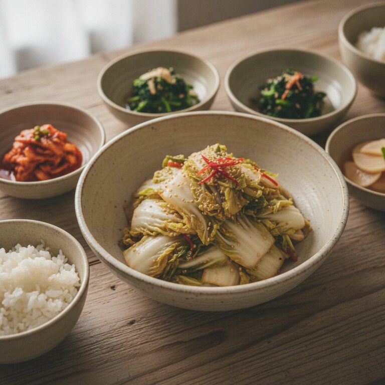 Easy Baechu Namul (Korean Blanched Cabbage Side Dish)