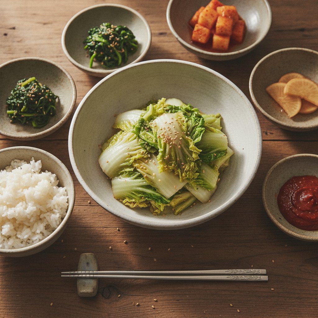 Easy Baechu Namul (Korean Blanched Cabbage Side Dish)