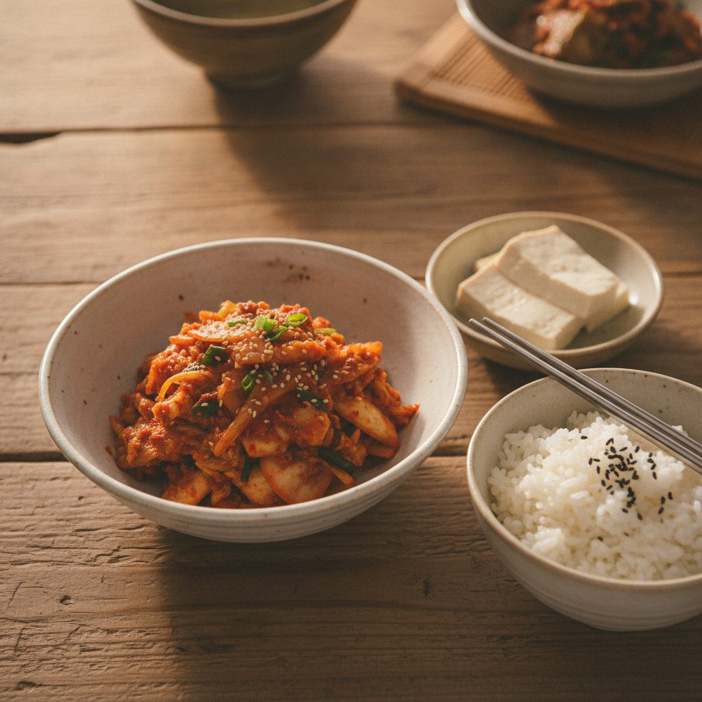 Easy Stir Fried Kimchi (Kimchi Bokkeum) Side Dish
