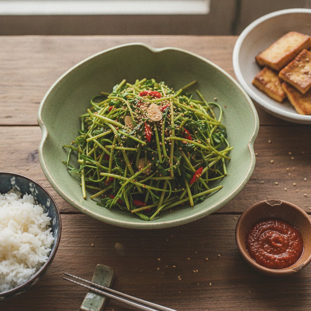 Fresh Water Dropwort Salad (Minari Muchim)