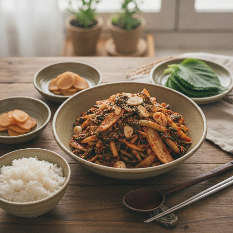 Gat Kimchi Recipe: How to Make Spicy Mustard Greens Kimchi