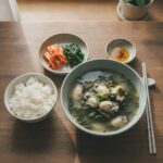 Korean Oyster Seaweed Soup (Gul Miyeokguk)