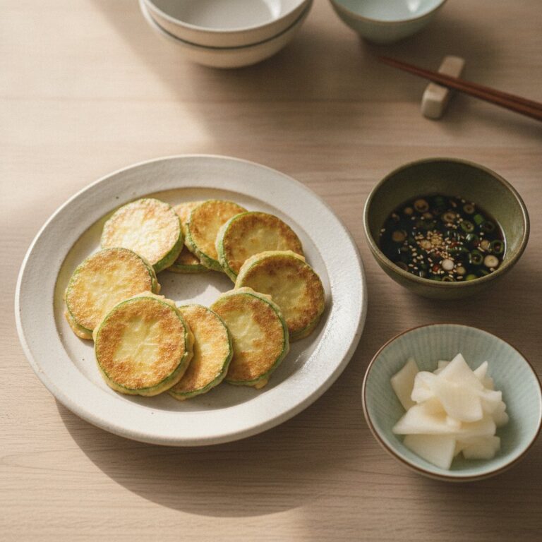 Hobak Jeon: Easy Korean Zucchini Pancakes