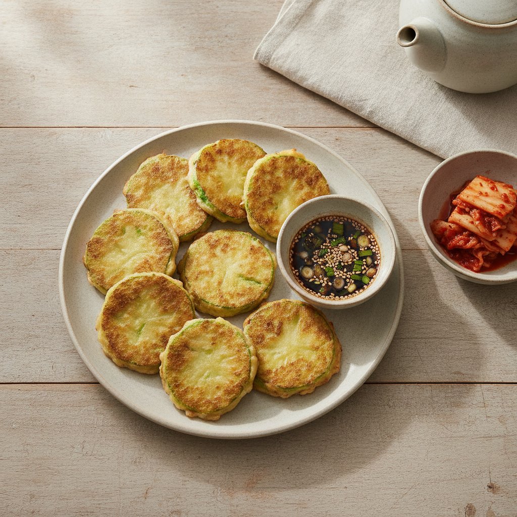 Hobak Jeon: Easy Korean Zucchini Pancakes