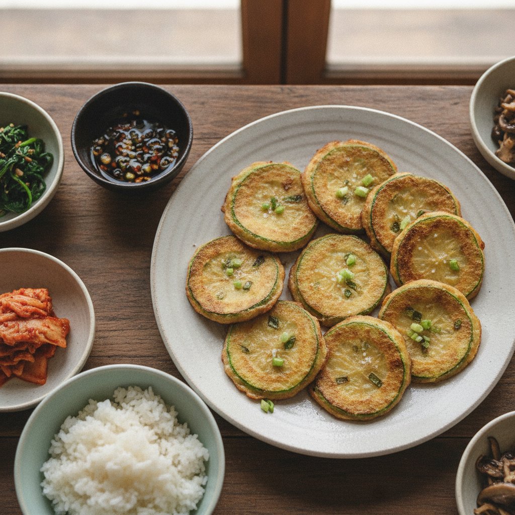 Hobak Jeon: Easy Korean Zucchini Pancakes
