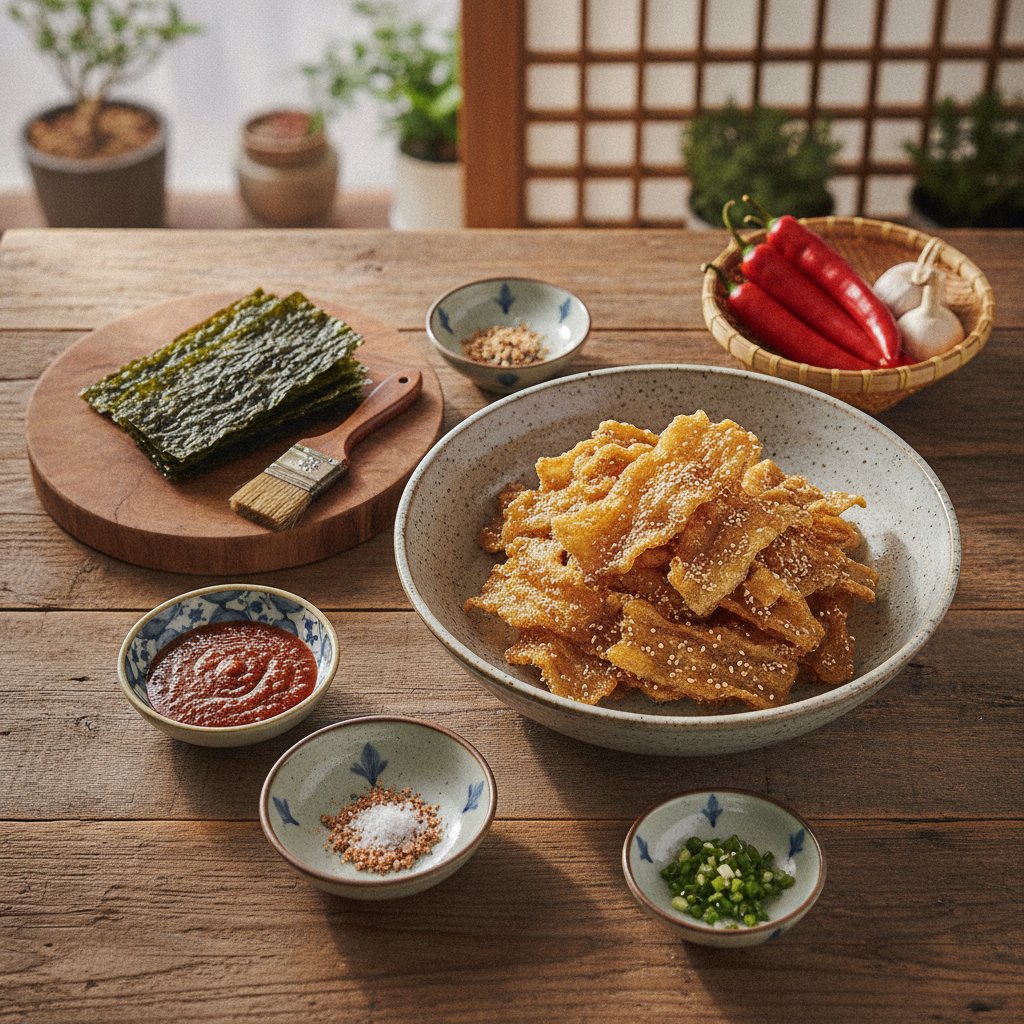 How to Make Dasima Bugak (Crispy Korean Sea Kelp Snack)