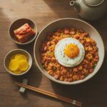 Kimchi Fried Rice with Spam