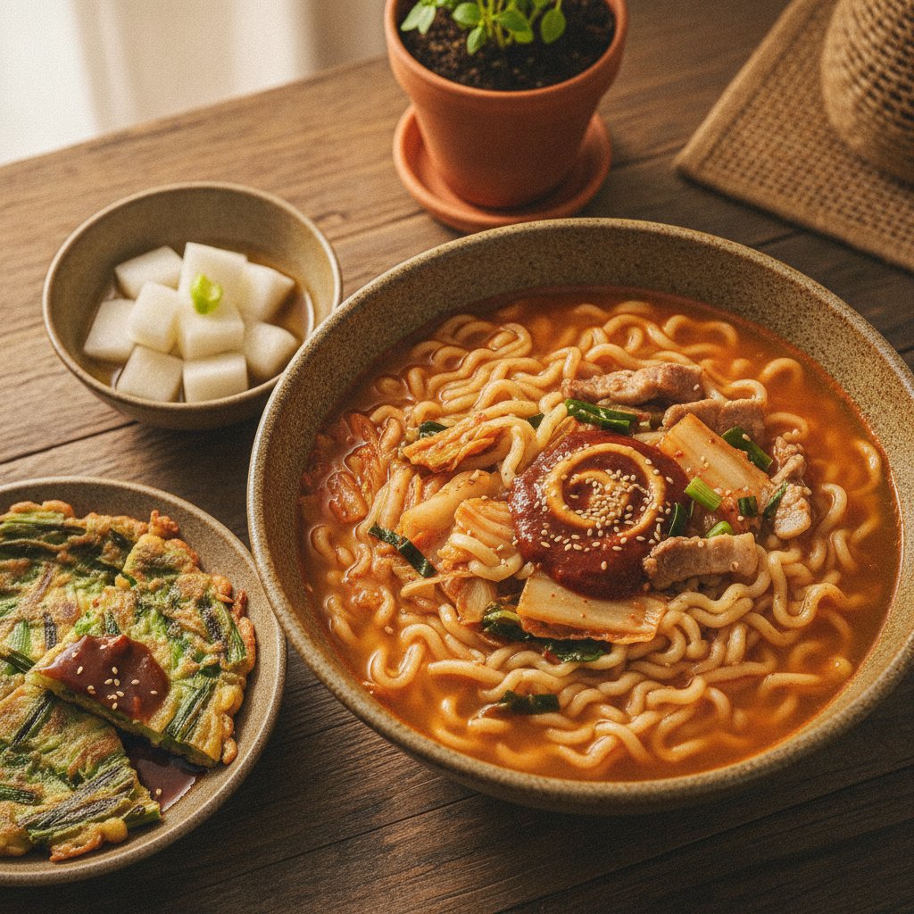 Kimchi Kalguksu Recipe: Korean Knife-Cut Noodle Soup