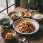 Kongbul: Spicy Pork and Bean Sprouts