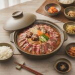Korean Beef Mushroom Hot Pot