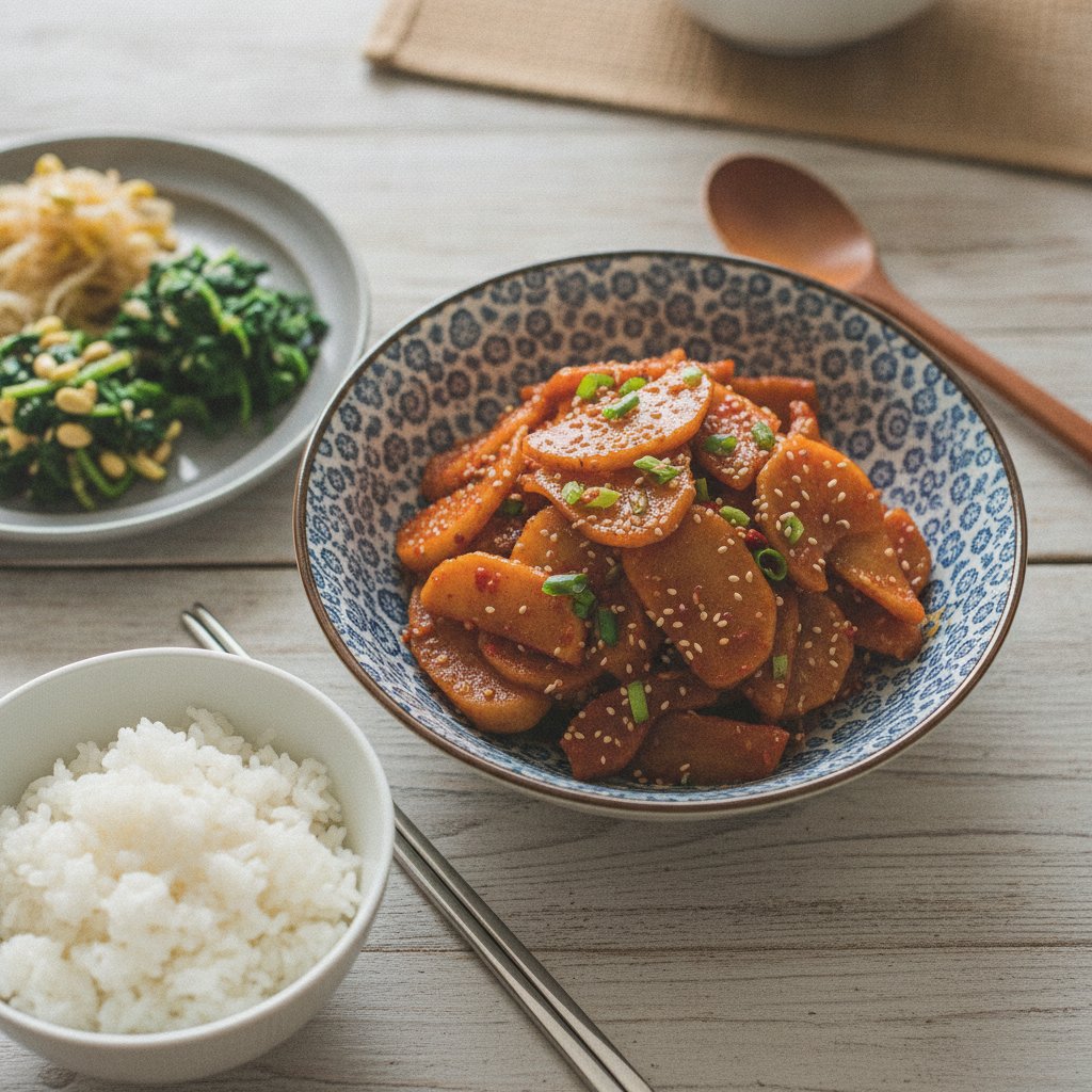 Korean Dried Radish Side Dish (Mu Malleangi)