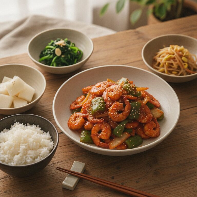 Korean Dried Shrimp Side Dish (Geon Saeu Bokkeum)