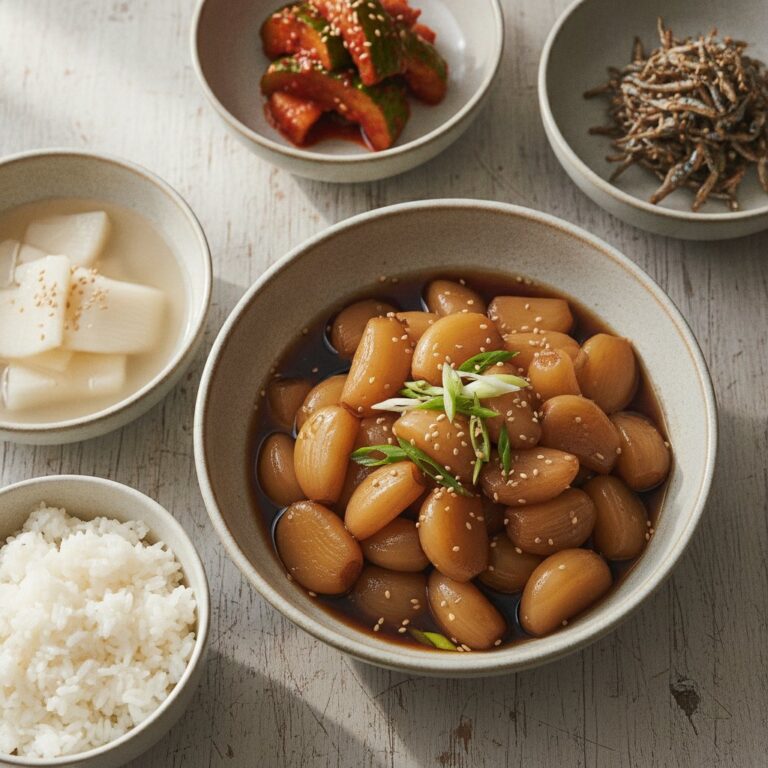 Korean Pickled Garlic Recipe: Maneul Jangajji