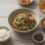 Korean Stir-Fried Garlic Scapes