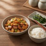 Korean Stir Fried Garlic (Maneul Bokkeum)