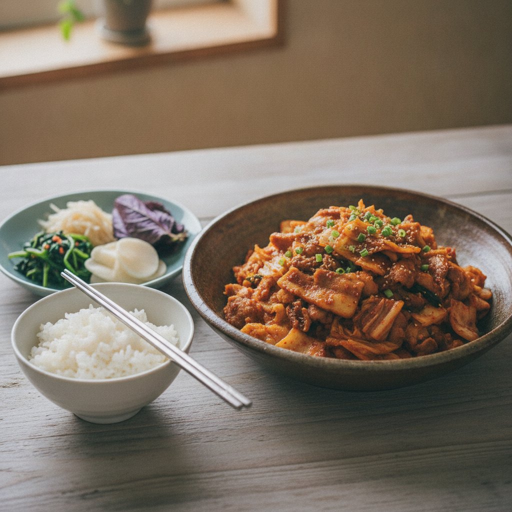 Pork Belly Kimchi Stir Fry (Dweji Kimchi Bokkeum)