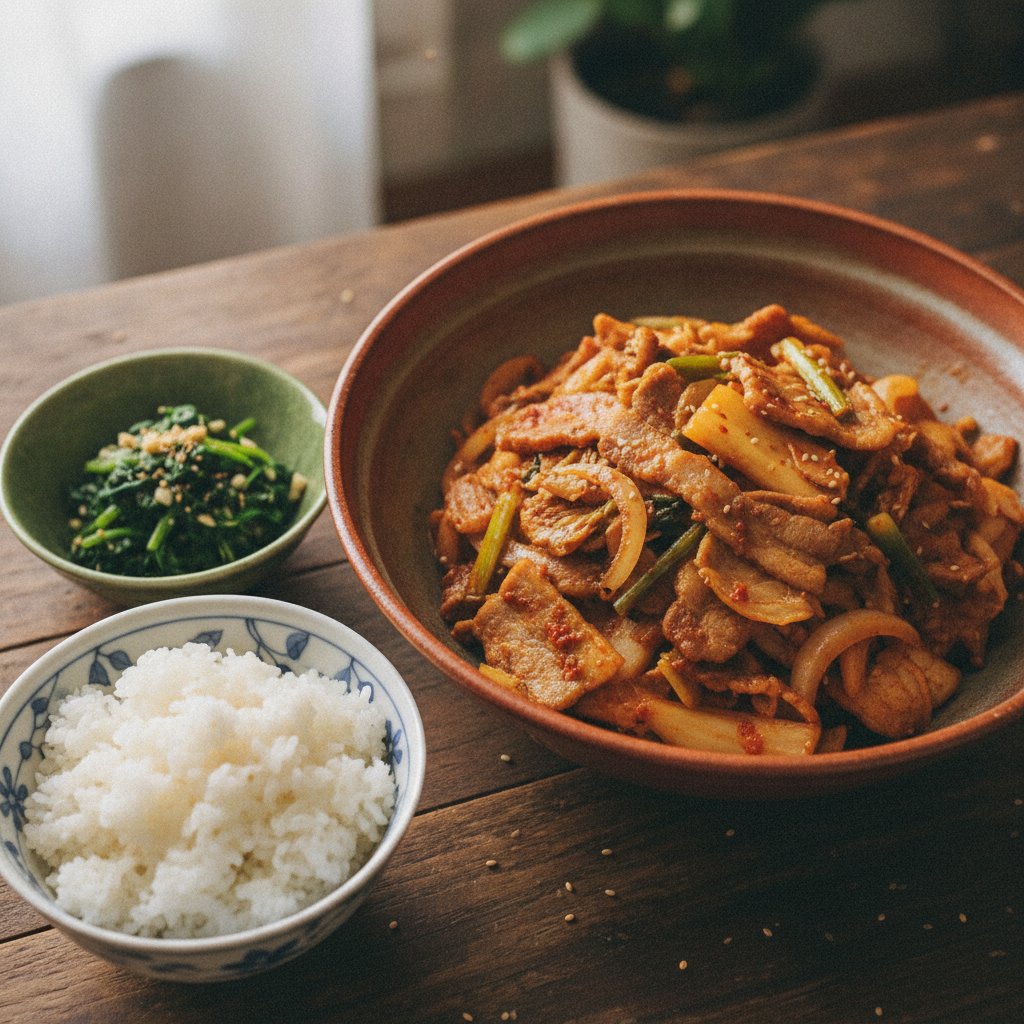 Pork Belly Kimchi Stir Fry (Dweji Kimchi Bokkeum)