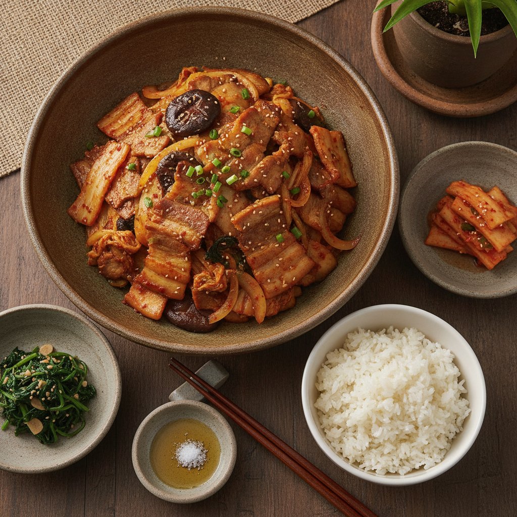Pork Belly Kimchi Stir Fry (Dweji Kimchi Bokkeum)