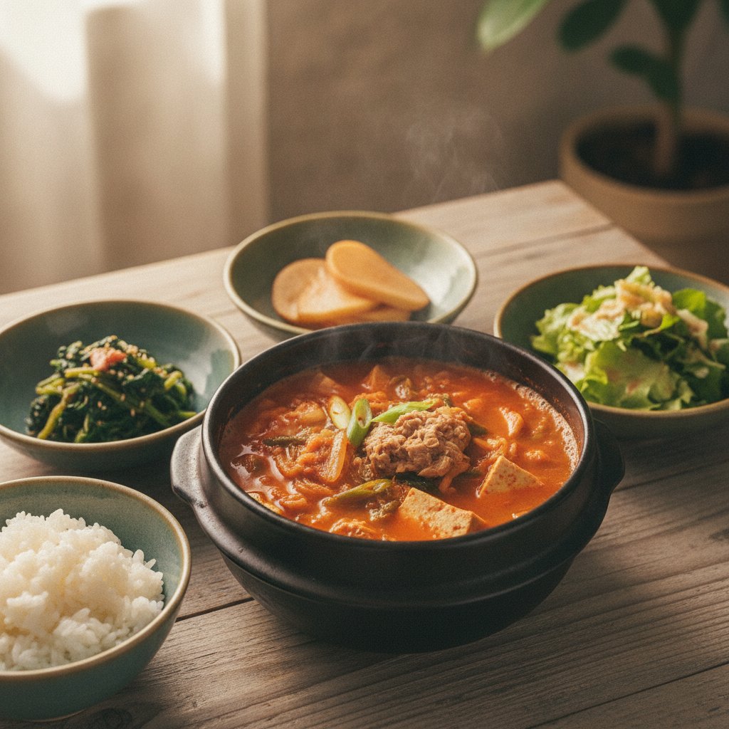 Quick Tuna Kimchi Jjigae (Korean Kimchi Stew Recipe)