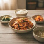 Sweet and Savory Stir-Fried Kimchi