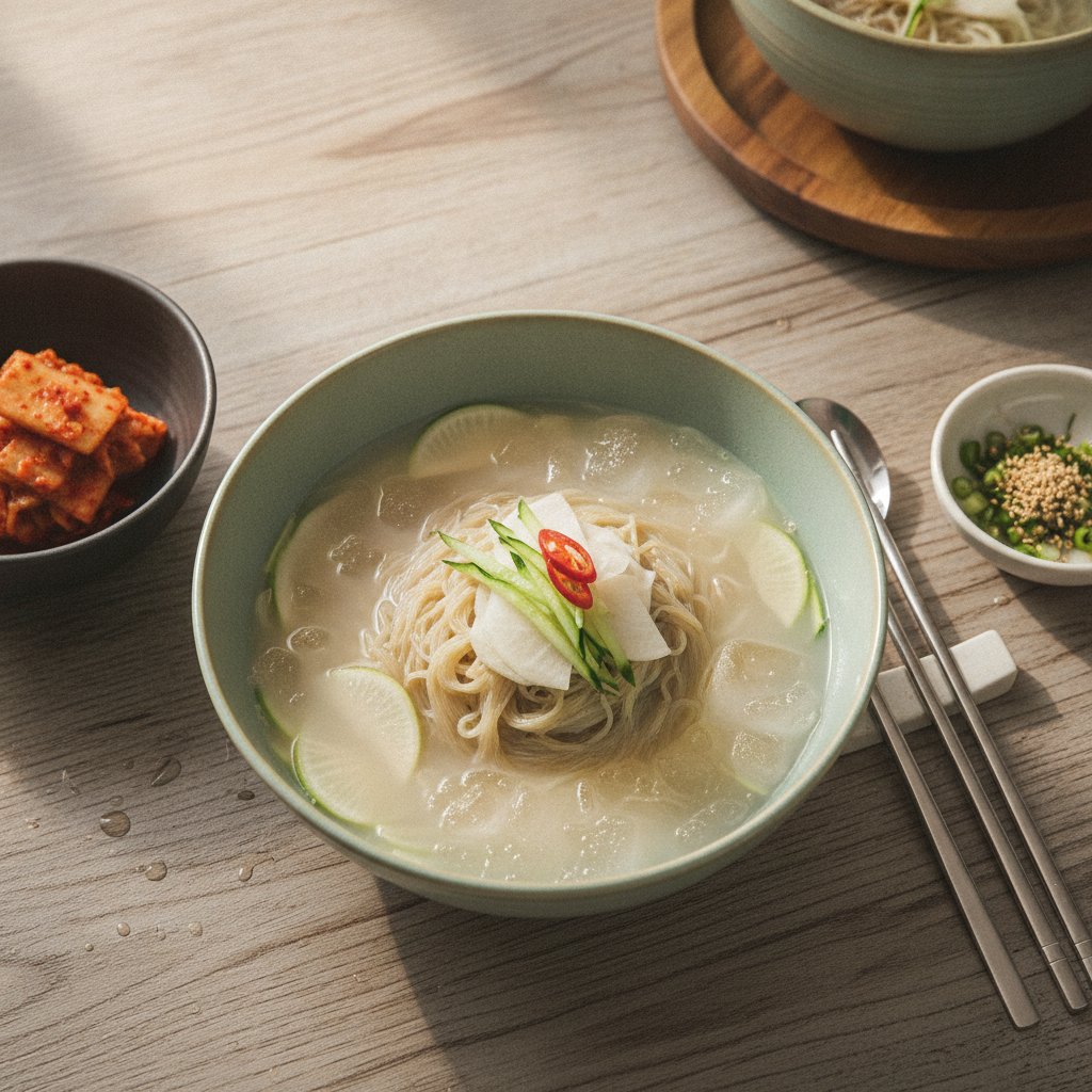 Dongchimi Guksu Cold Korean Noodle Soup Recipe