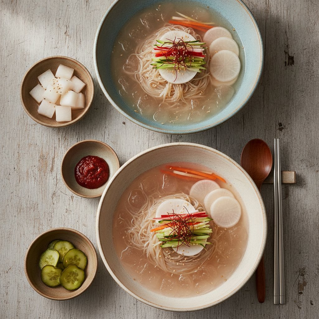 Dongchimi Guksu Cold Korean Noodle Soup Recipe