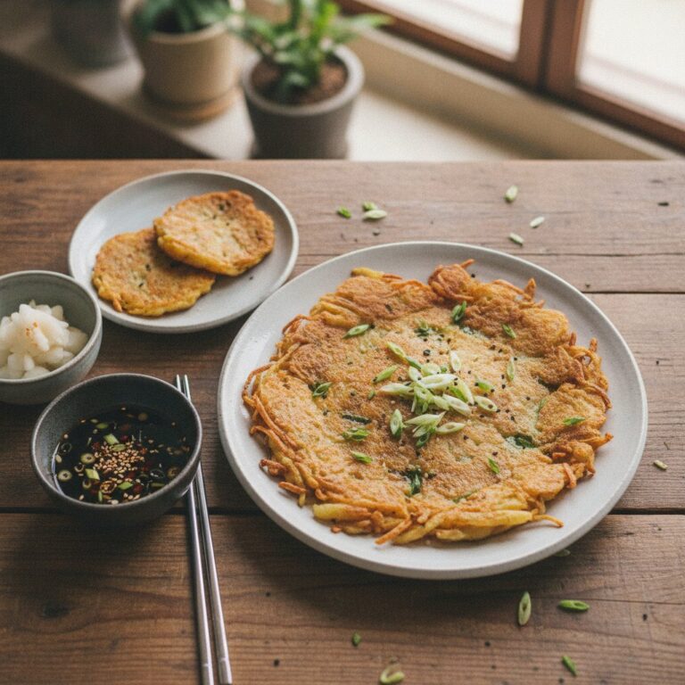 Easy Korean Potato Pancake Recipe (Gamja Jeon)