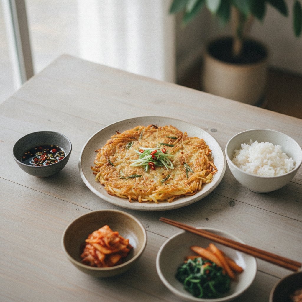 Easy Korean Potato Pancake Recipe (Gamja Jeon)