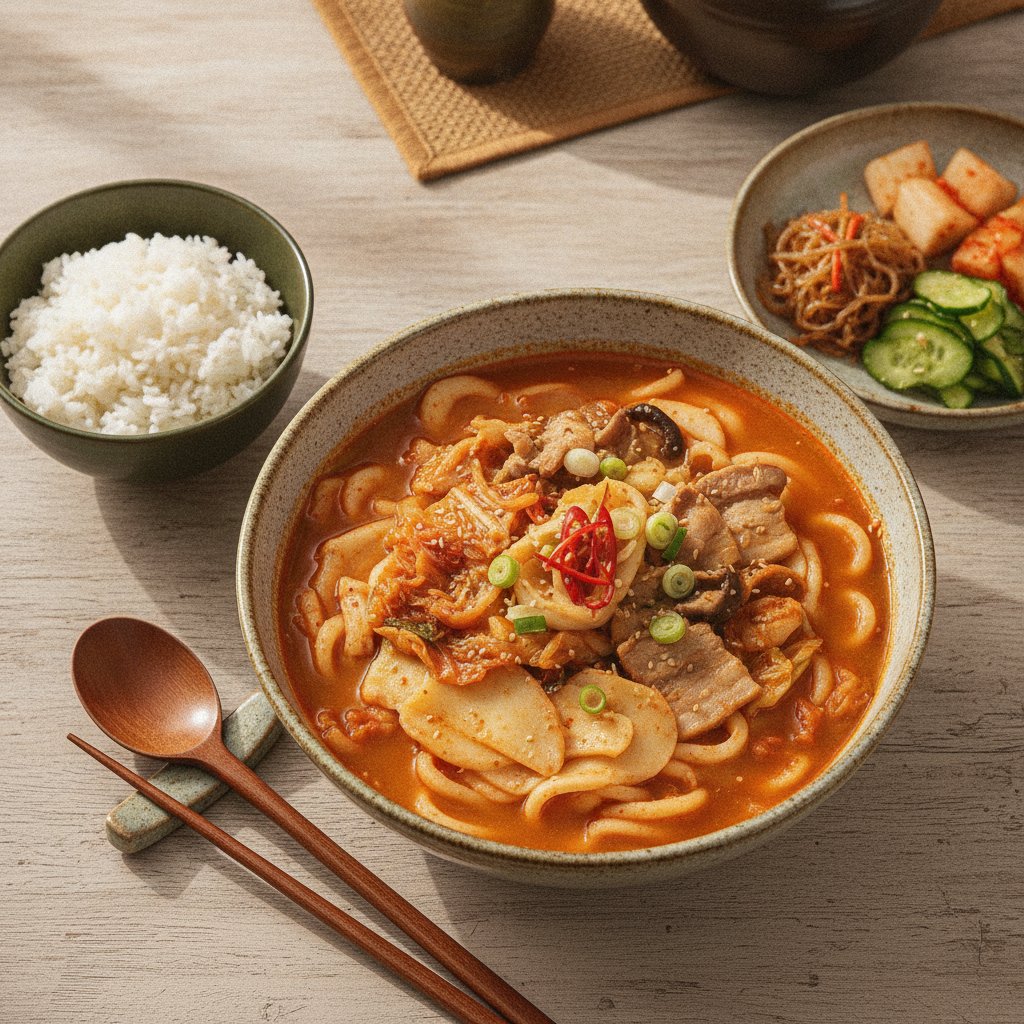 Spicy Kimchi Sujebi Recipe: Korean Hand-Torn Noodle Soup