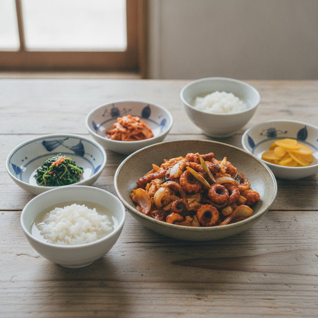 Spicy Korean Stir-Fried Octopus Recipe (Nakji Bokkeum)